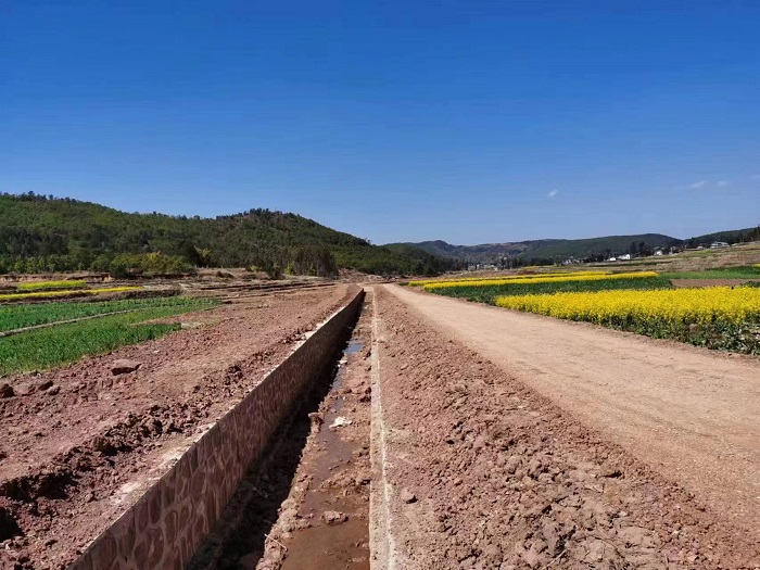 机耕路4条,建设高效节水灌溉1000亩,提高耕地质量,加大田间基础设施